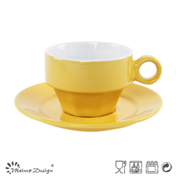 Shinning Glazing Color Cup&Saucer